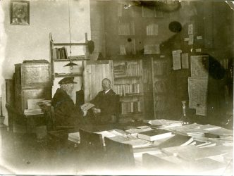 М.И. Трусевич в библиотеке Пермского биологического института